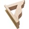 Ekena Millwork 5 1/2-in W x 18-in D x 22-in H Funston Trad Rough Cedar Woodgrain TimberThane Outlooker, Primed Tan OUTUR055X18X22FST04RCPR - alternate 3